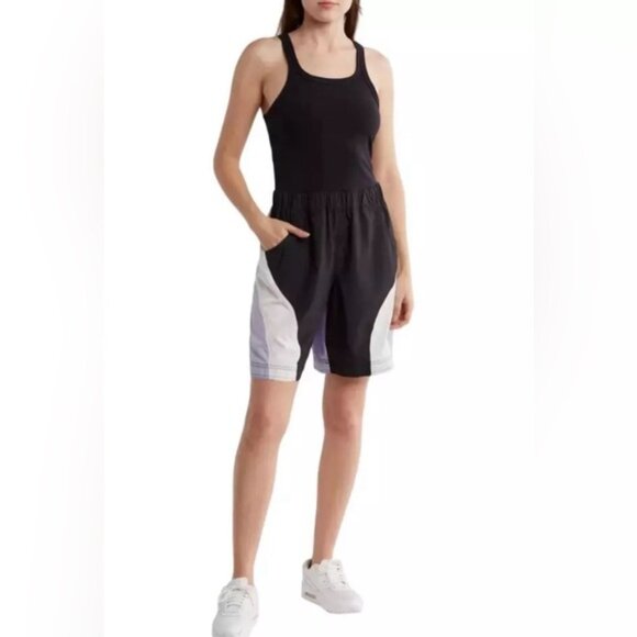 NWT FP Movement Free People Double Bounce Jumpsuit Black Combo SMALL & MEDIUM - Picture 1 of 12